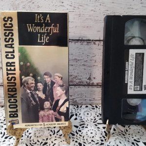Classic Christmas Movie - James Stewart - Donna Reed - It's A Wonderful Life VHS